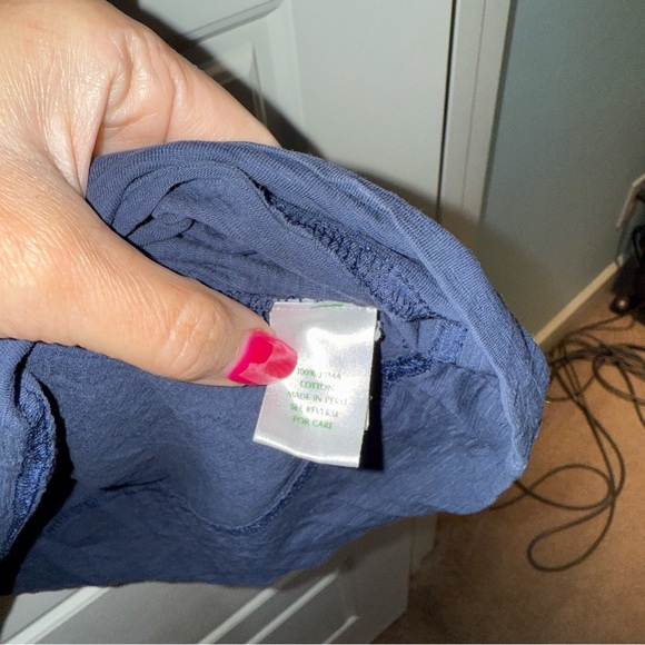 Lilly Pulitzer Navy Mini Dress pima cotton xl - Picture 5 of 5